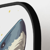 Haaienaanval Pickleball Paddle (Links Detail)