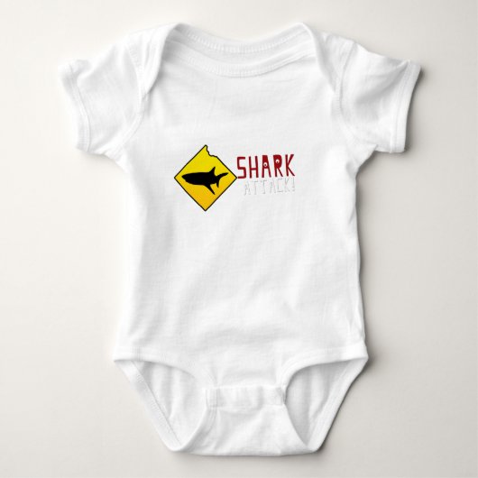 haaienaanval t-shirt (Voorkant)