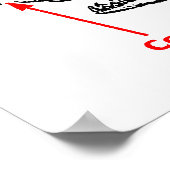 Haaienaanvalposter Poster (Hoek)