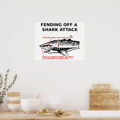 Haaienaanvalposter Poster (Keuken)