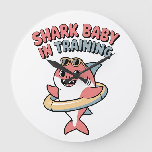 Haaienbaby in training | Kinderen Grote Klok (Voorkant)