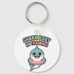 Haaienbaby in training Kinderen Sleutelhanger