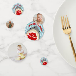 haaienbeet elke leeftijd verjaardagsfeestfoto confetti