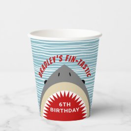 haaienbeet elke leeftijd verjaardagsfeestje papieren bekers