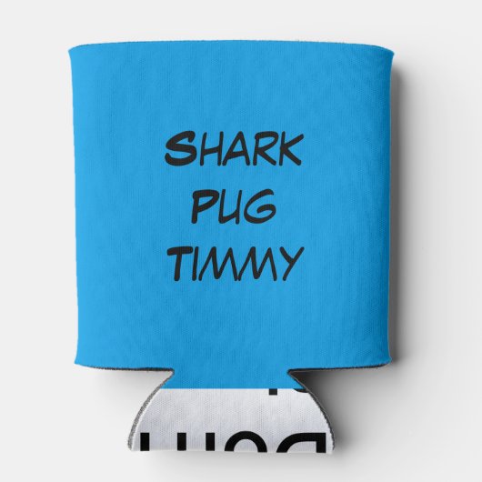 haaienbek blikjeskoeler (Achterkant)