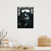haaienboot jaws deco art " we hebben een grotere b poster (Keuken)