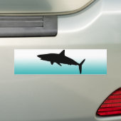 haaienbumper sticker (Op auto)