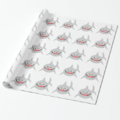 Haaiendesign Cadeaupapier (Uitgerold)