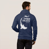 haaienduik in Tiger Beach Hoodie (Achterkant volledig)