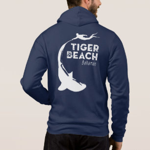 haaienduik in Tiger Beach Hoodie