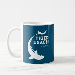 haaienduik in Tiger Beach Koffiemok