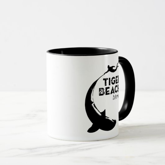 haaienduik in Tiger Beach Mok (Voorkant rechts)