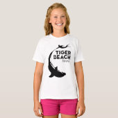 haaienduik in Tiger Beach T-shirt (Voorkant volledig)