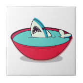 Haaienfinsoep Tegeltje (Voorkant)