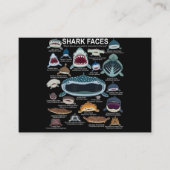 haaiengezichten die u wilt ontmoeten visitekaartje (Voorkant)