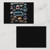 haaiengezichten die u wilt ontmoeten visitekaartje (Voorkant / Achterkant)