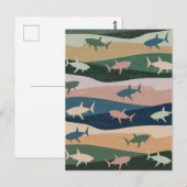 HAAIENGOLF BRIEFKAART (Voorkant / Achterkant)