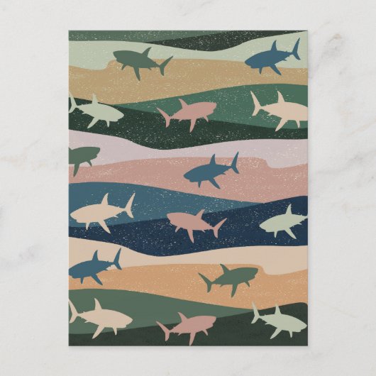 HAAIENGOLF BRIEFKAART (Voorkant)