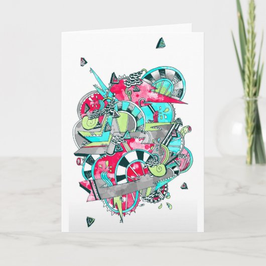 Haaienkaart Kaart (Voorkant)