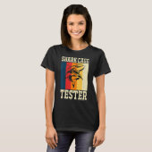 haaienkooi tester herstel been arm geamputeerd t-shirt (Voorkant volledig)