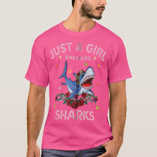 Haaienliefhebber Vrouwen Kinderen Cadeau Gewoon Ee T-shirt