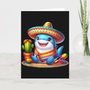 Haaienliefhebbers cinco de mayo hoed maracas mexic kaart