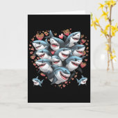 Haaienliefhebbers Mariene Duikers Haaien Die Een H Kaart (Gele Bloem)