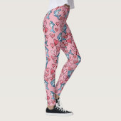 Haaienliefhebbers Schattigee haaien en harten Leggings (Rechts)