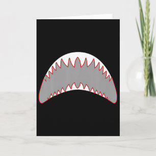 Haaienmond Kaak Lazy Easy Kostuum Voor Halloween P Kaart
