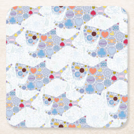 haaienmuismat kartonnen onderzetters