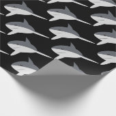 haaienonmiddellijke verpakking cadeaupapier (Hoek)