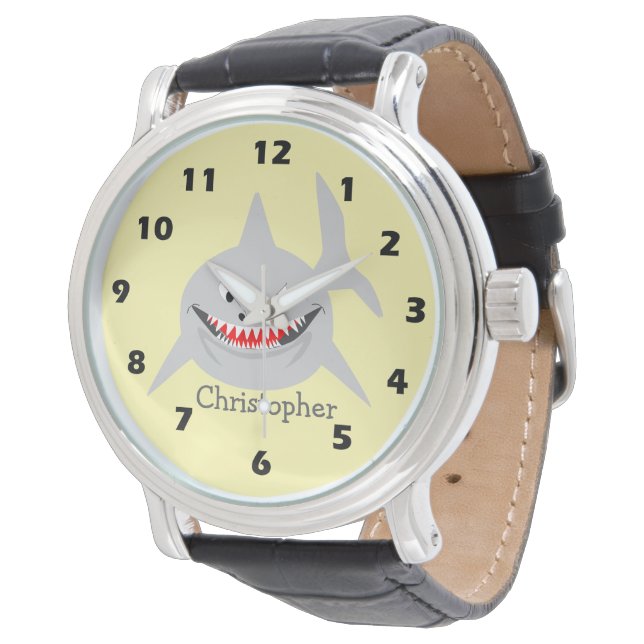Haaienontwerp Horloge (Gekanteld)