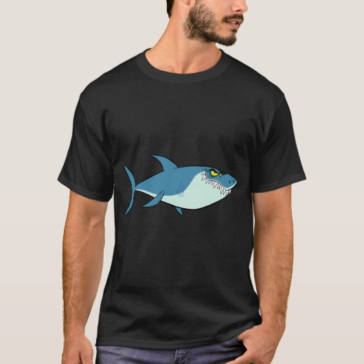 Haaienontwerp T-shirt (Voorkant)