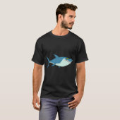 Haaienontwerp T-shirt (Voorkant volledig)