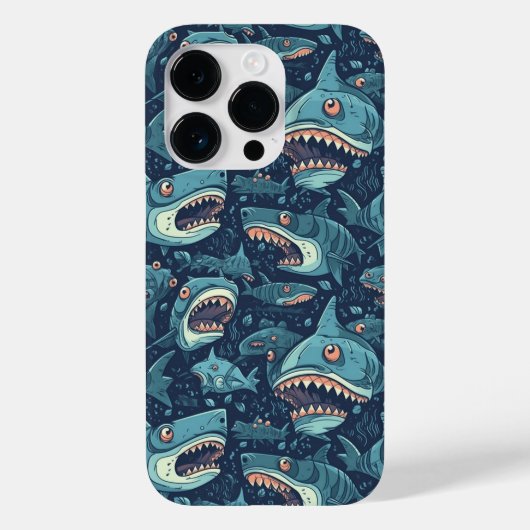 haaienpatroon Case-Mate iPhone case (Achterkant)