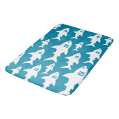 haaienpatroonontwerp badmat (Gekanteld)