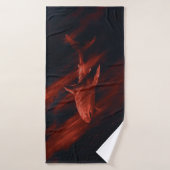 Haaienrood 30 X 60 badhanddoek (Badhanddoek)