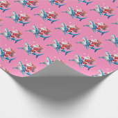 haaienroze pakpapier (Hoek)