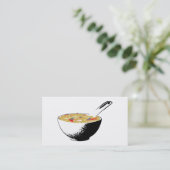 haaiensoep visitekaartje (Staand voorkant)