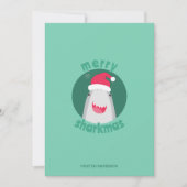 Haaiensoort Kerstmis Feestdagenkaart (Voorkant)