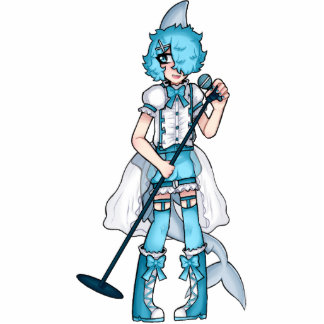 haaienstand! staand fotobeeldje