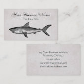 haaienstrand visitekaartje (Voorkant / Achterkant)