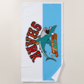 Haaiensurf Strandlaken (Voorkant)