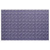 Haaientanden op Navy Blue Stof (Yard (91,4 cm))