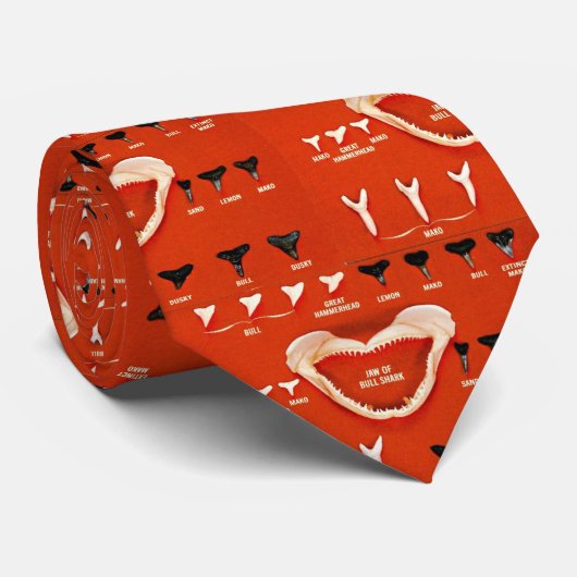 Haaientanden Stropdas (Opgerold)