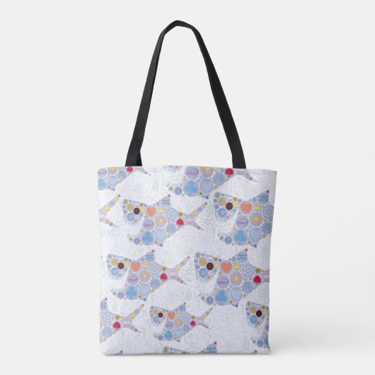 Haaientas Tote Bag (Achterkant)