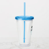 HAAIENTIJD ACRYL DRINKBEKER (Rechts)