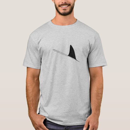 haaienvinnen t-shirt (Voorkant)