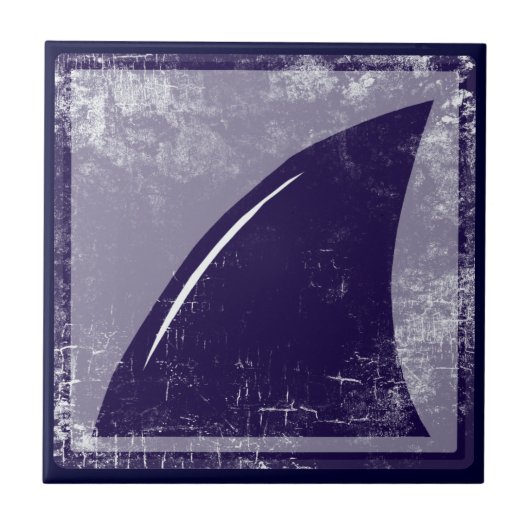 haaienvinnen tegeltje (Voorkant)