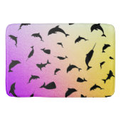 haaienvis op gradiënt oceaan badmat (Voorkant)